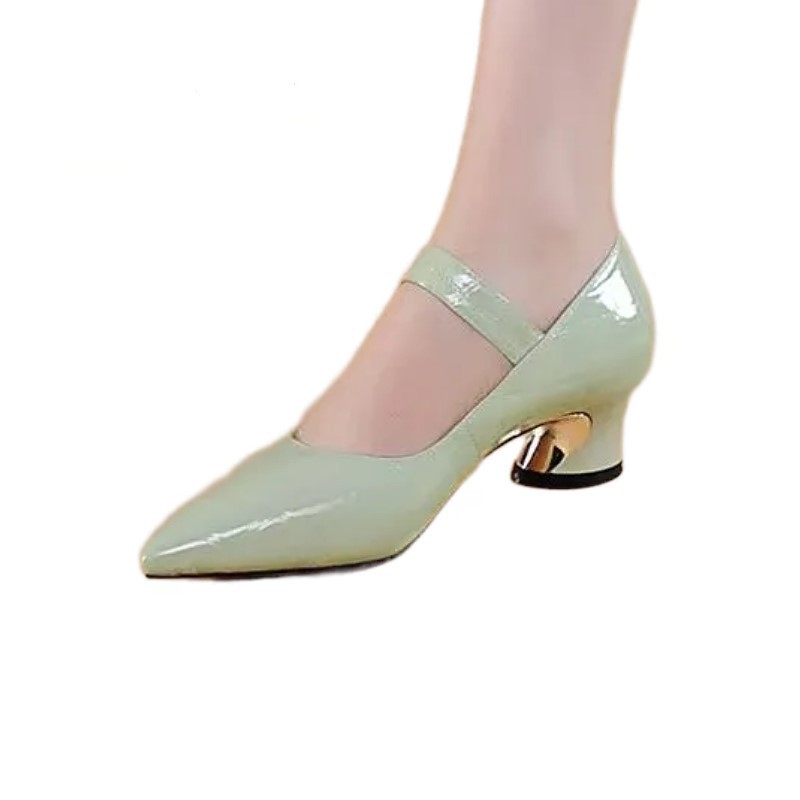 2026 nuevos zapatos de primavera de tacones de mujer zapatos de cuero de mujer zapatos de cuero de moda de mujer zapatos de mujer cómodos de cuero suave
