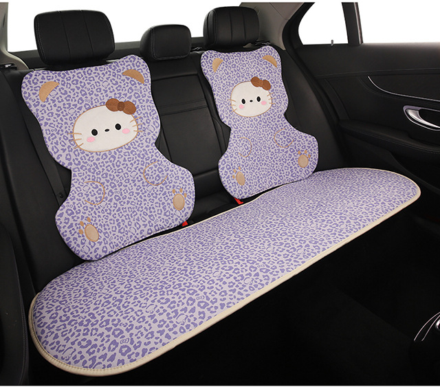 Car Headrest and Lumbar Support Cartoon Kt Cat Headrest Pillow, Car Headrest for All Seasons, Lumbar Pillow, Neck Pillow, Car Headrest