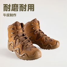 勇者户外MK1 牛皮战术靴特种作战靴沙漠战术靴防水登山鞋工厂批发