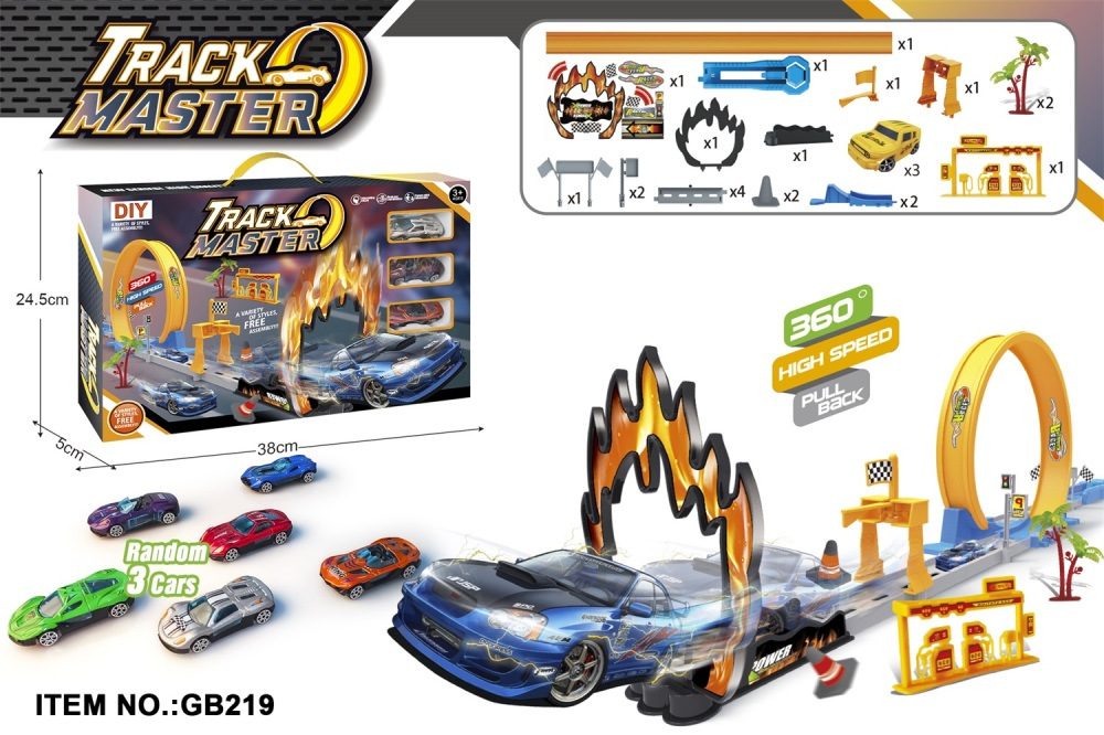 Montaña rusa eléctrica transfronteriza pie