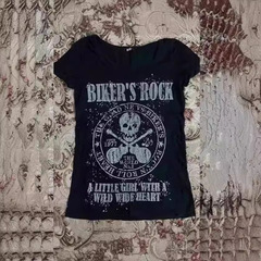 Y2k夏アメリカンレトロギャル原宿機関車ロック半袖中古亜文化日系tシャツ上着