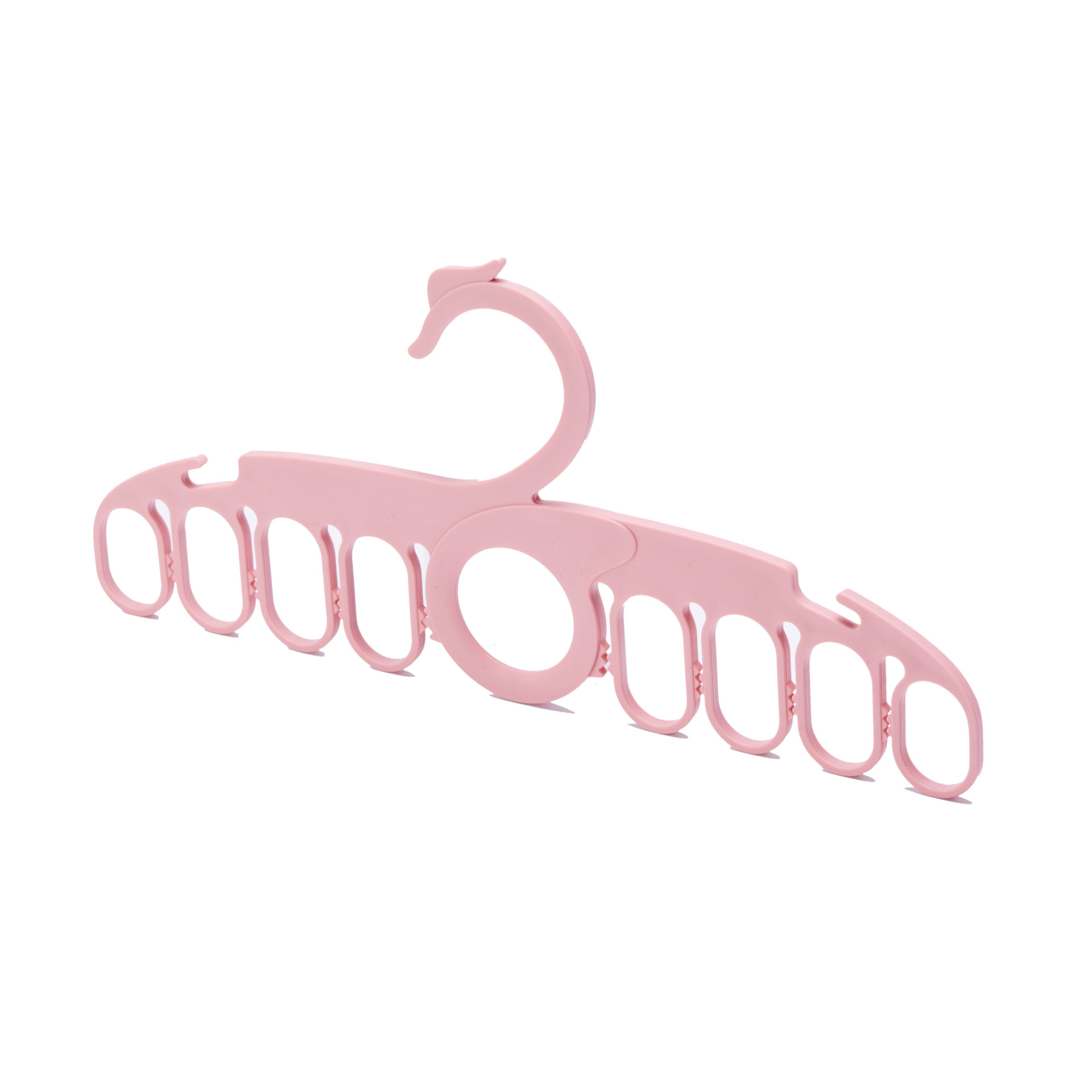 Percha de ropa multifuncional percha de ropa antideslizante sin costuras percha de ropa porosa de dibujos animados dormitorio guardarropa percha de ropa ahorro de espacio