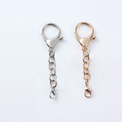 大きさの合金のロブスターチェーンのキーホルダーのキーホルダーのチェーンのペンダントのアクセサリーの材料の卸売りの現物