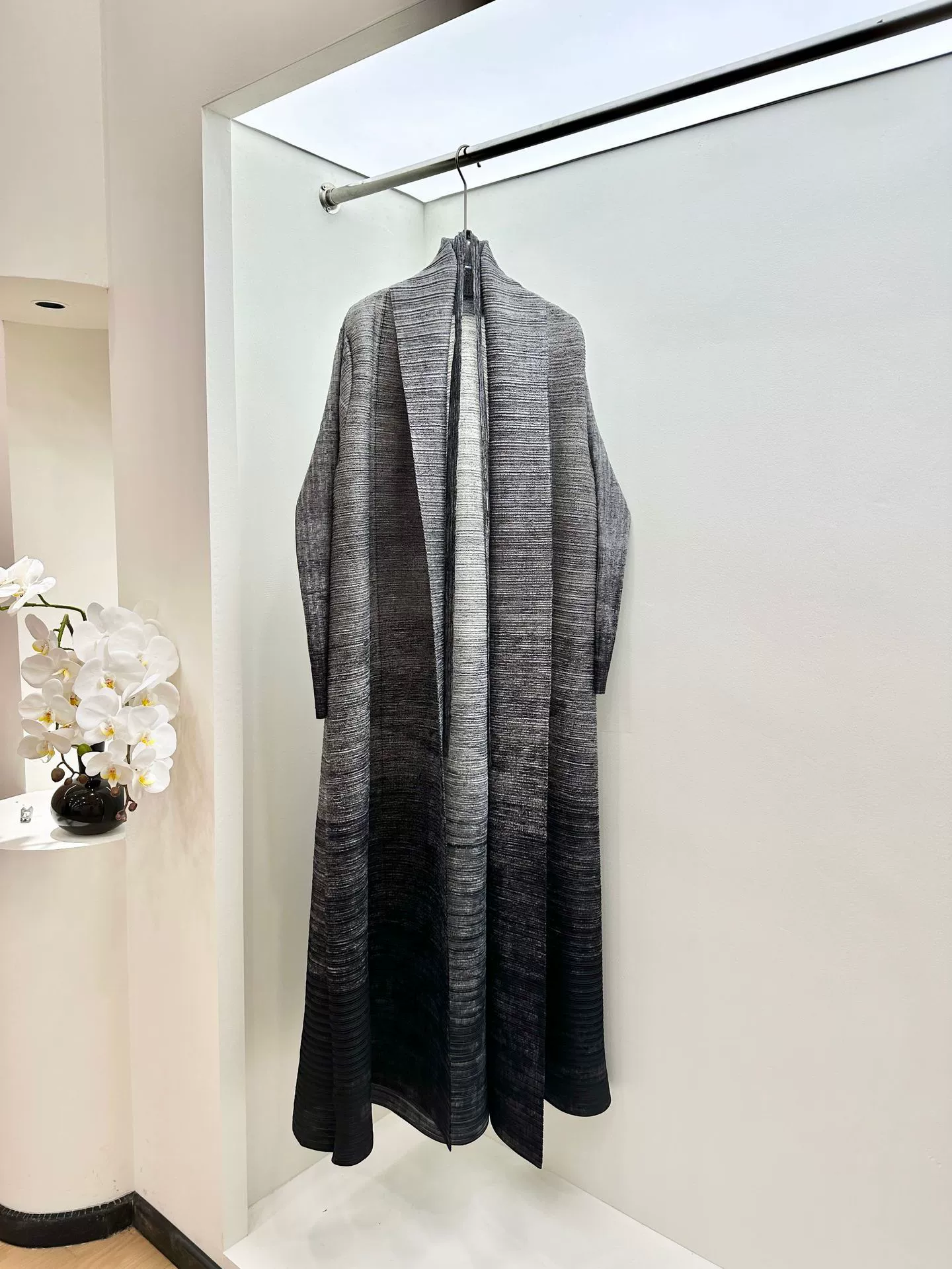Абая (Дубай) Miyake пальцевая кардиган-куртка — женская длинная складчатая абая, размеры до 152 см