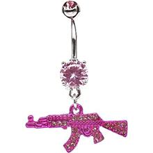 L 24434 Geometric Gun Belly Ring �����껷 ŷ���羳����ѷ