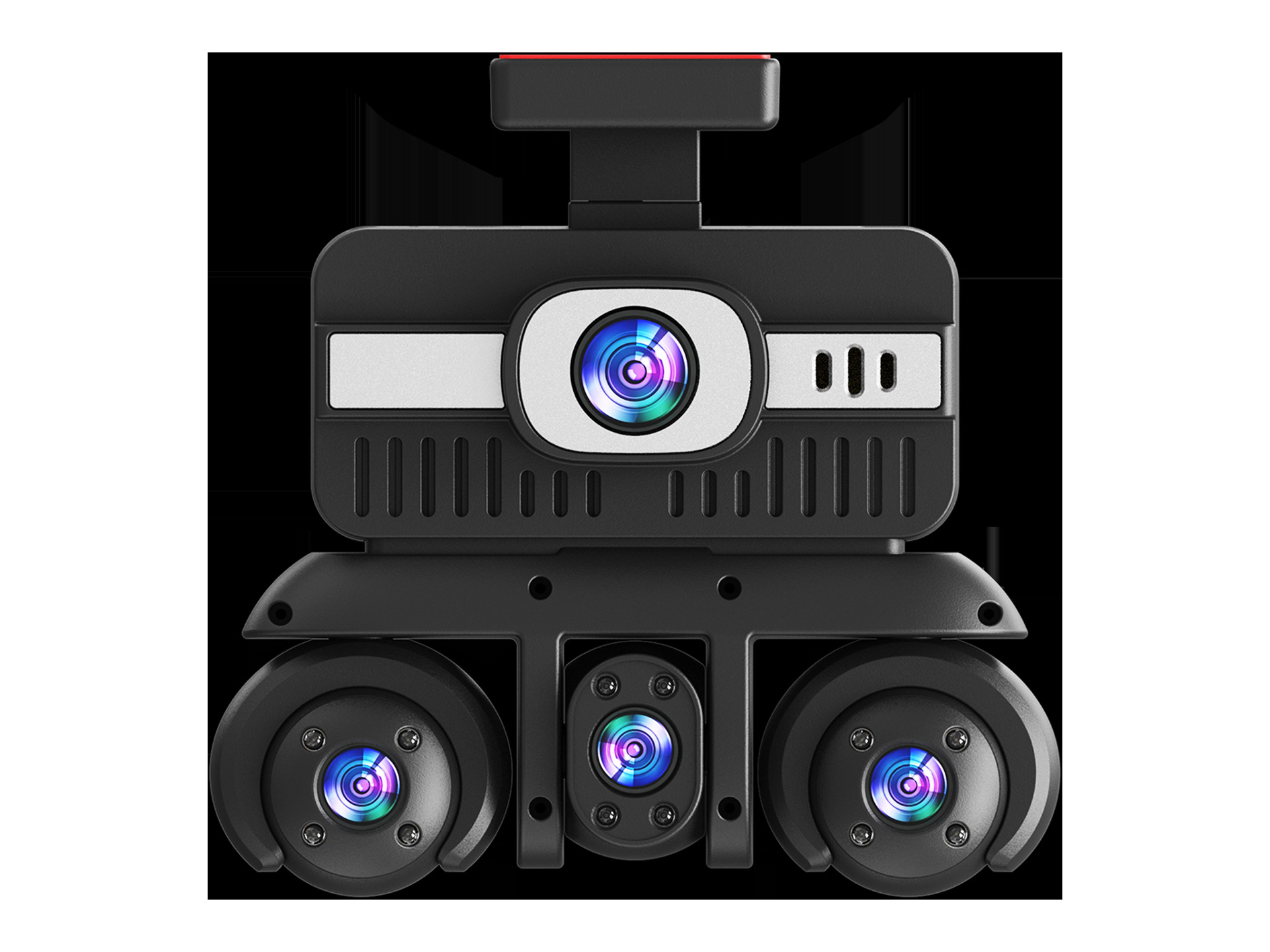 W18-5 Lens Dashcam 3.16-inch 1080P Five-Channel Camera Manufacturer's Best-Selling Product for Foreign Trade and E-commerce on Amazon