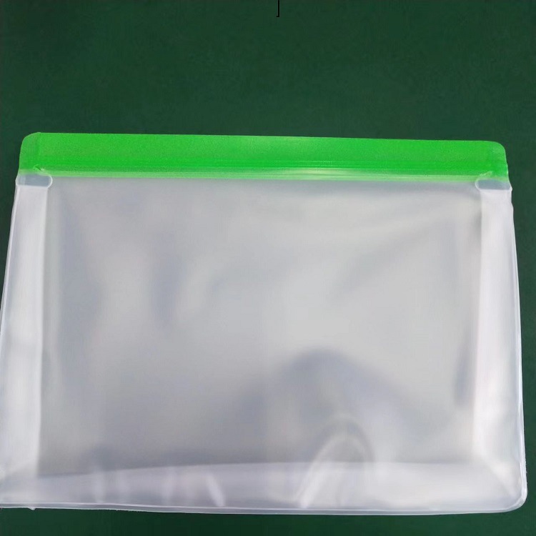 Bolsa de conservación de alimentos PEVA esmerilado transparente refrigerador de almacenamiento de sub-embalaje de refrigerios bolsa de almacenamiento de alimentos sellada congelada