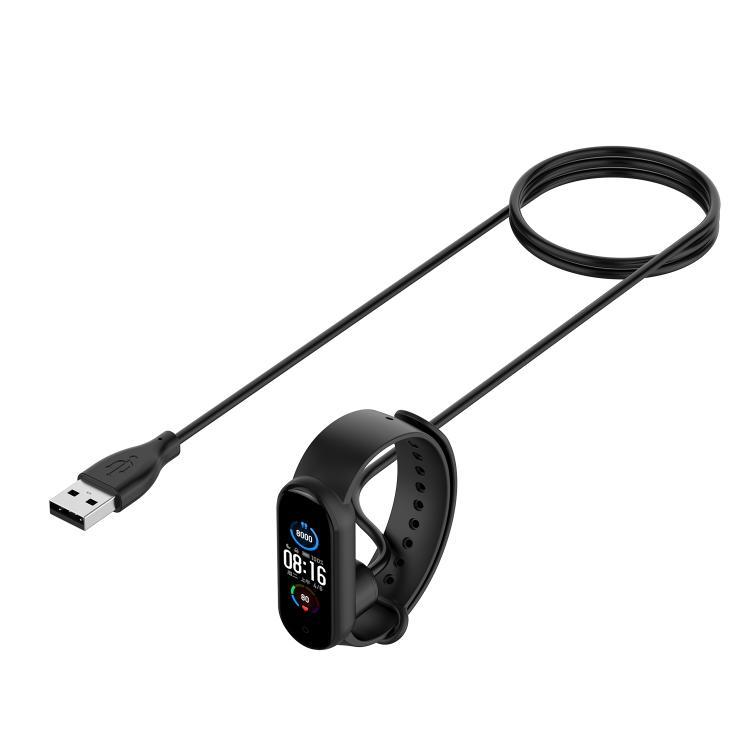 Aplicable a la pulsera Xiaomi 7 / 6 / 5 xDfind interfaz USB-A reloj inteligente cable de carga de absorción de 1m de longitud