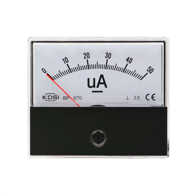 指针式直流微安电流表BP-670DC50uA单相电流表电子精准精密交直流