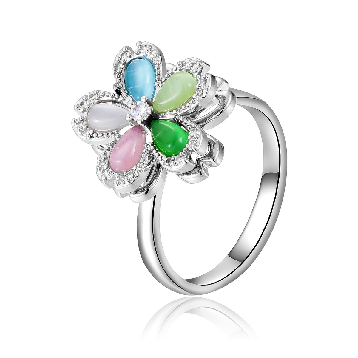 Fashionable universal cute copper elegant ring