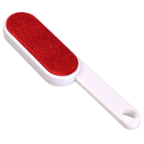 Clothes lint-sticking device, bed sweeper, dust-removing brush, clothes lint-sticking brush, electrostatic brush, household coat lint-sticking artifact