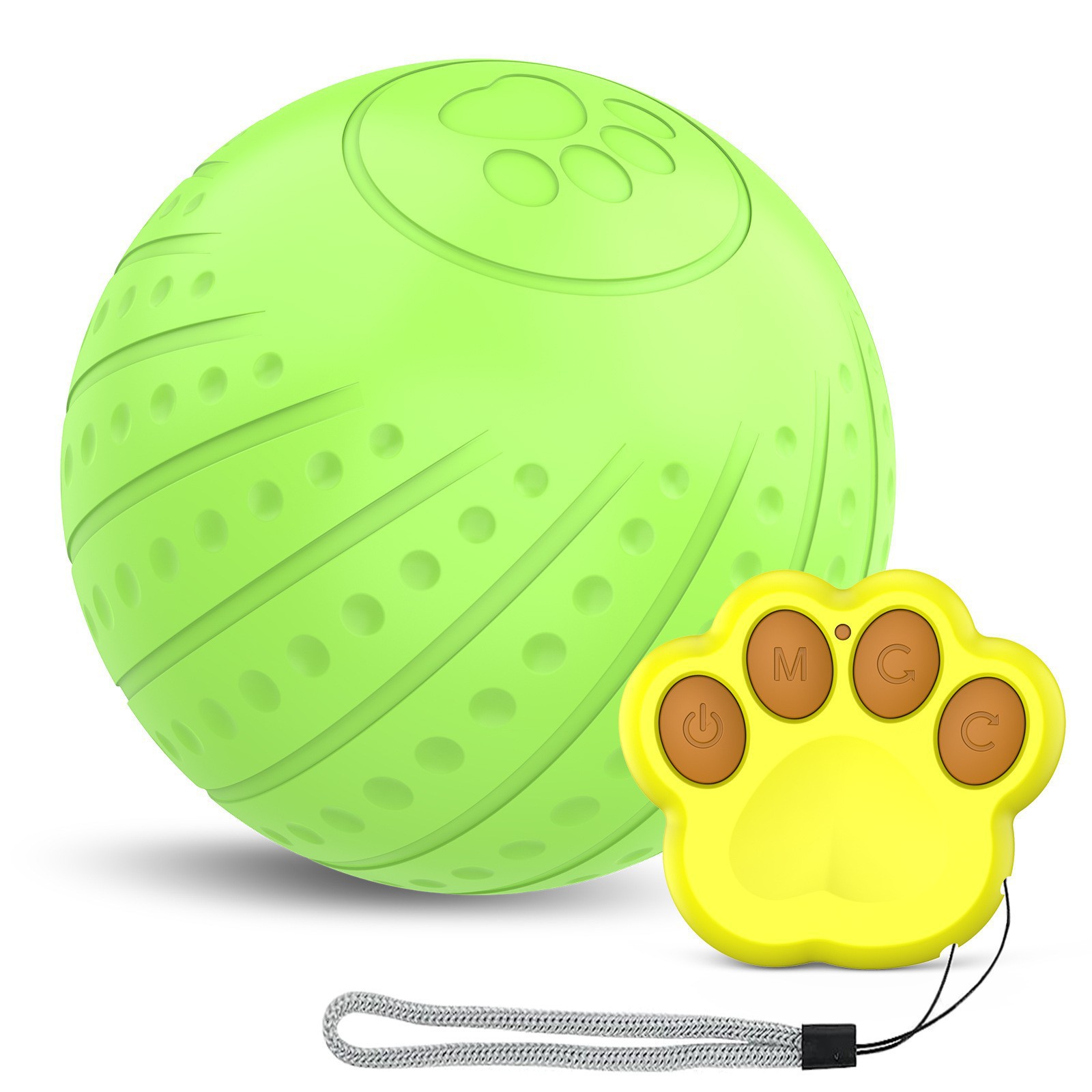 Nuevo producto transfronterizo bola de juguete para perros interactiva carga USB bola rodante inteligente bola de juguete para perros y gatos bola luminosa para mascotas image 13