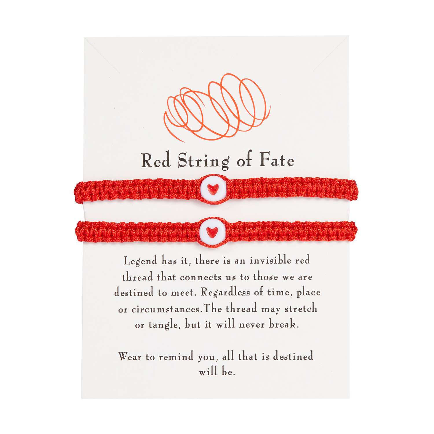 Vendita calda creativo due pezzi rosso corda braccialetto fortunato fatto a mano tessitura amore coppia fidanzata gioielli_voghion.com