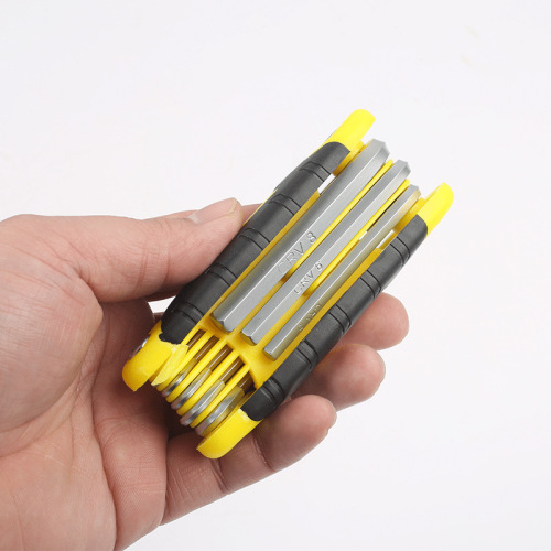 Xinton folding hexagonal wrench special-shaped tool set metric plum blossom rice multifunctional hexagonal full set