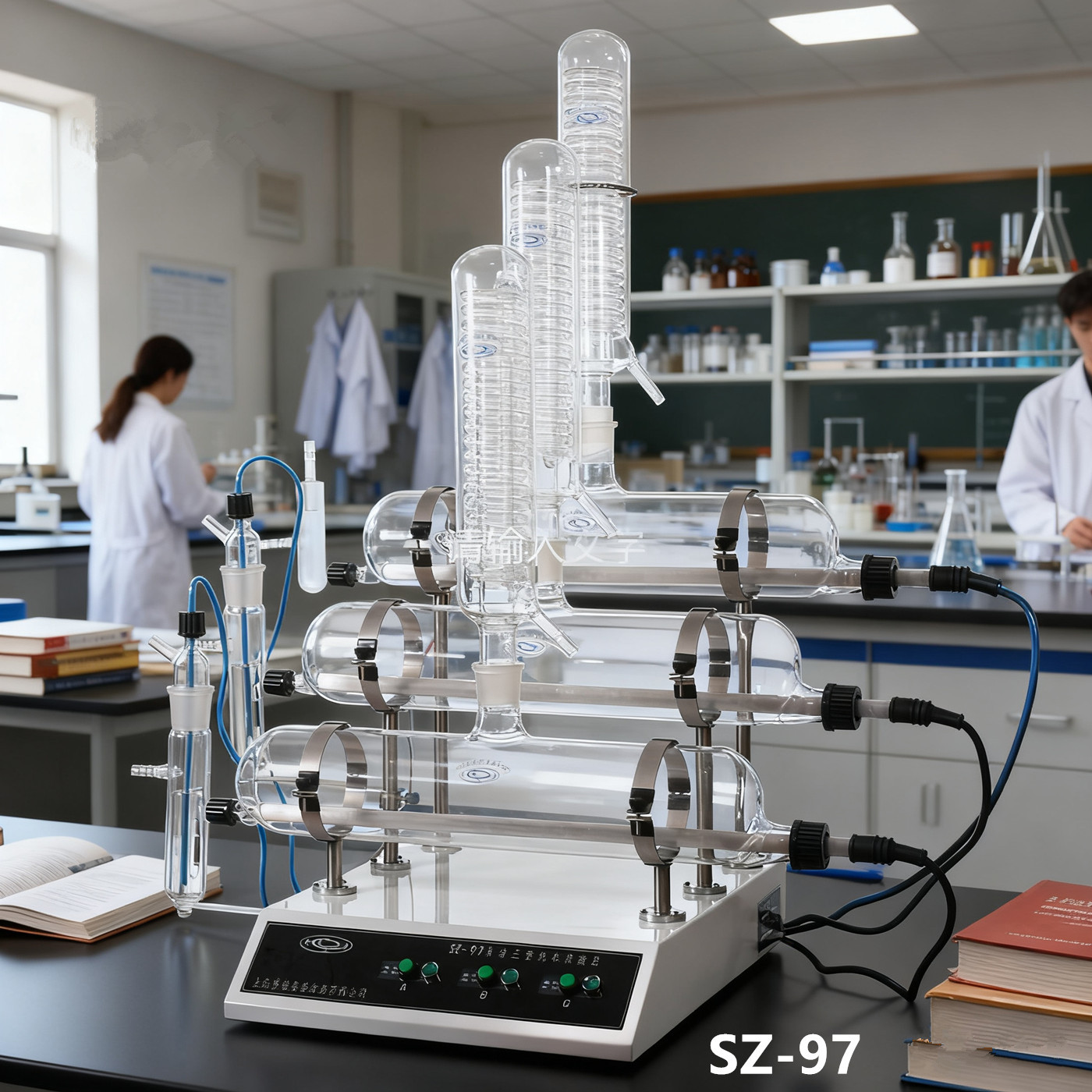 上海贤德SZ-97石英管加热式三重纯水蒸馏器（1500ml/h）