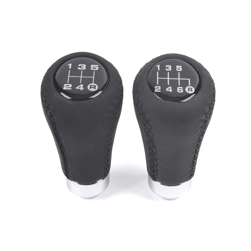 Suitable for car modification universal 5 6-speed gear head leather wave stick head gear handle head shift handball wholesale