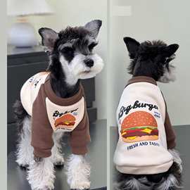 泰迪衣服狗狗宠物加绒卫衣比熊雪纳瑞狗服饰用品冬天防寒保暖秋冬