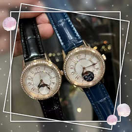 星辰积佳约会女表时尚百搭日月相夜光手表满天星石英表女士腕表