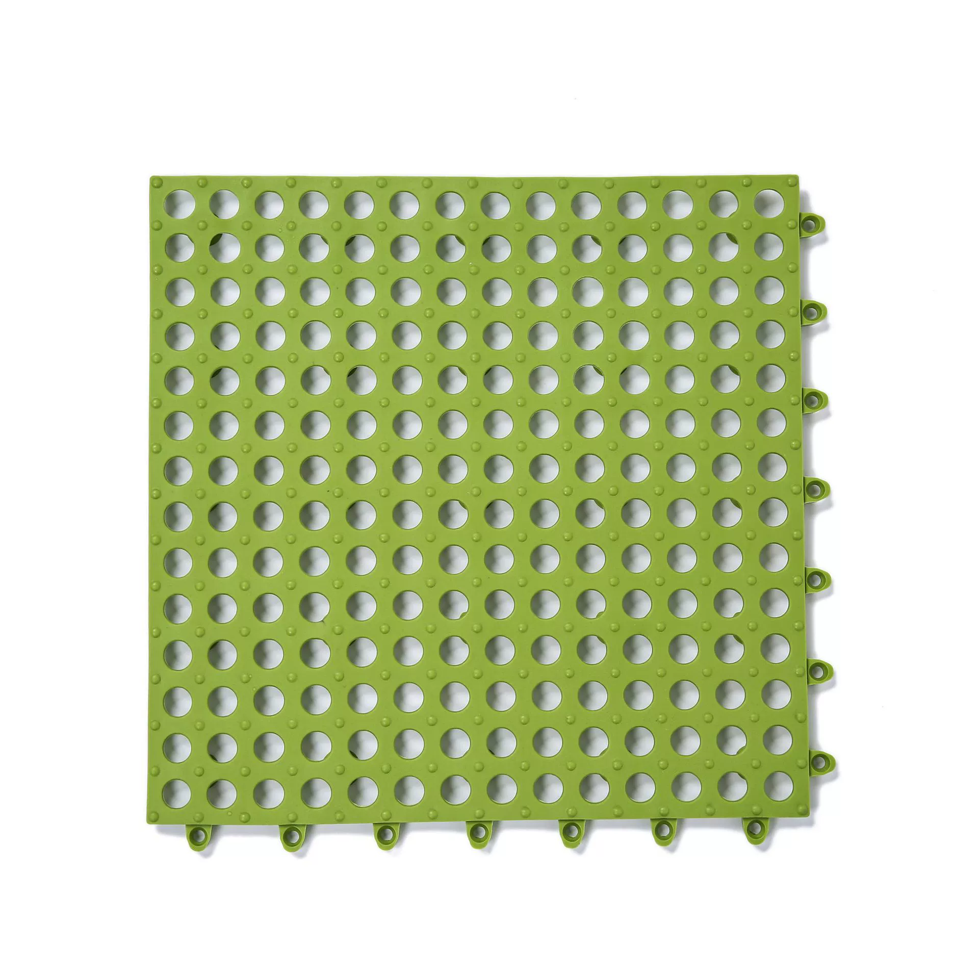 Anti-Slip Bathroom Floor Panel, TPE 30×30 cm, Hollow Drainage Shower Mat Tile
