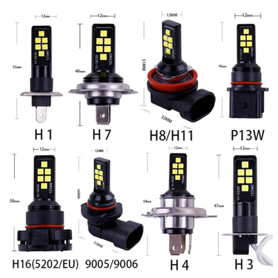 Fog lamp 881 880 H1 3030 12Smd