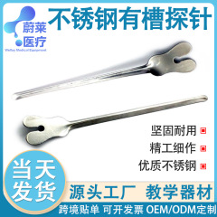 溝付きプローブ 特殊肛門直腸プローブ 肛門直腸外科用プローブ ドレナージ装置 医療教育機器