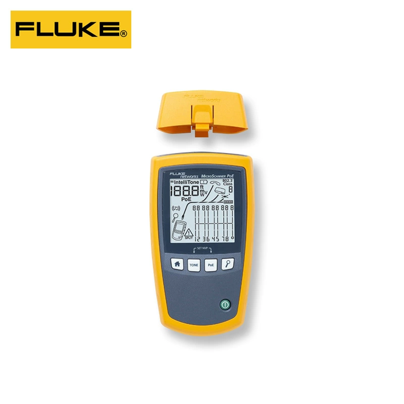 Fluke MicroScannerPOE кабельный сетевой тестер сетевой проверки линии поиска MS-POE