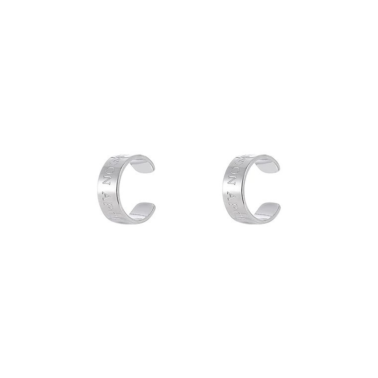Orecchini uomo minimalisti senza piercing clip gioielli lusso_voghion.com