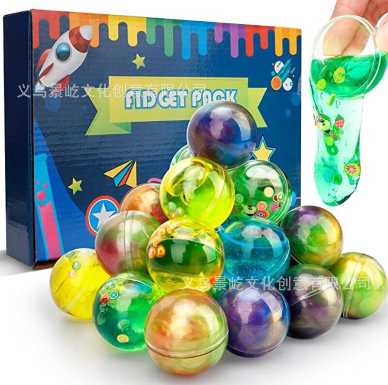 Starry Crystal mud slime mucus AMZ hot sale slim suit diy handmade low boron toys