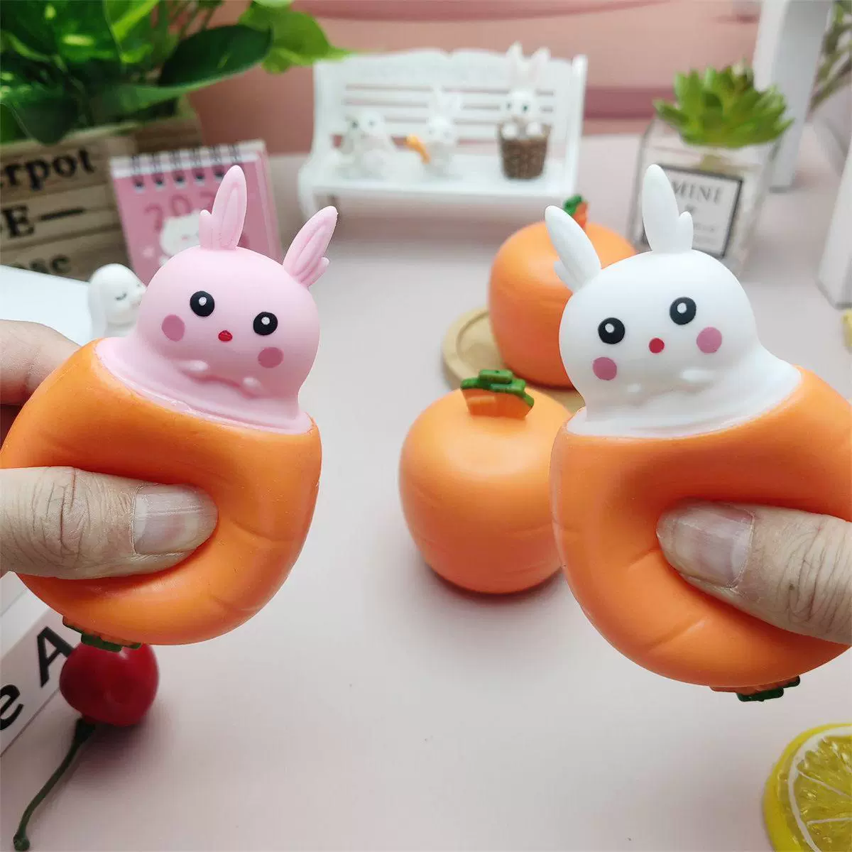 Морковь кролик, слайм, релаксант, игрушка, новая коллекция, антистресс