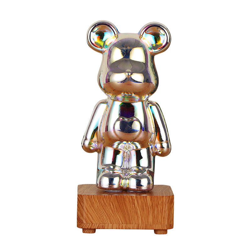 Fuegos artificiales de bricolaje Mickey Mouse creativo colorido luminoso atmósfera proyección decoración del hogar efecto tridimensional oso TikTok mismo estilo