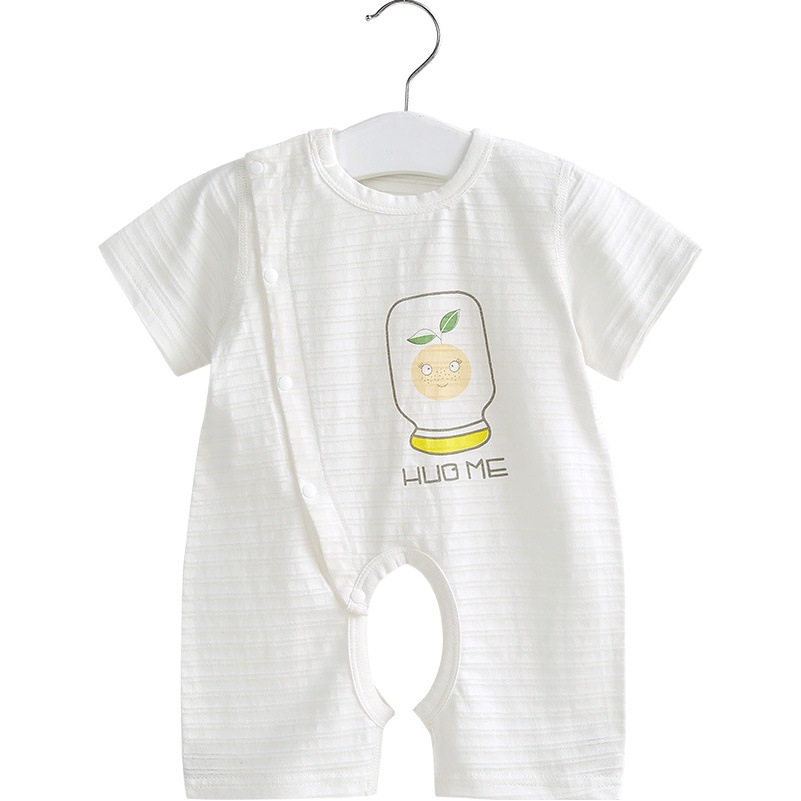 Bebé mono verano delgado de manga corta Niño mameluco Super lindo aire acondicionado recién nacido Ropa niños y niñas Bebé Ropa de verano