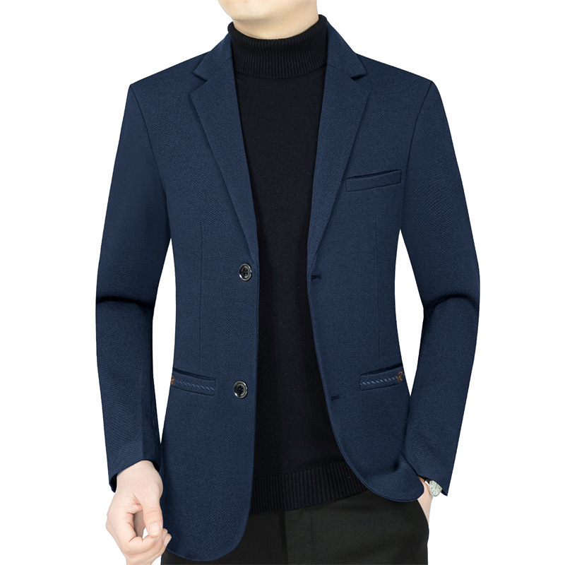 Young and middle-aged business men's suit casual jacket 2024 spring new slim fit men's suit jacket fashion