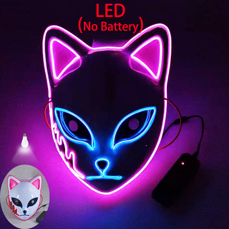 luminescence Mask comic periphery Role Playing LED luminescence Cat face Mask
