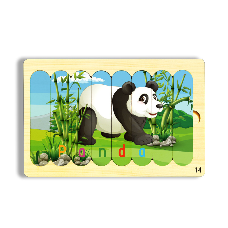 Niños barras de helado de madera puzzle de pensamiento lógico 3 + puzzle infantil de educación temprana divertido puzzle de barra de iluminación