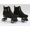 Leather flashing roller skates for adults