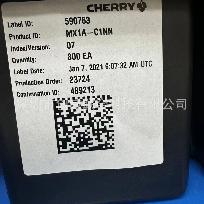 Sale CHERRY MX1A-C1NN mechanical keyboard switch keyboard shaft white shaft original genuine goods