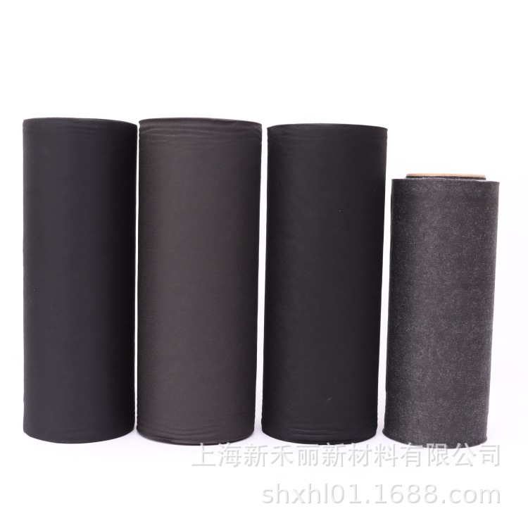 黑色纤维面膜纸卷材 吸液保湿吸附黑色黑脸面膜布 一次性面膜基材