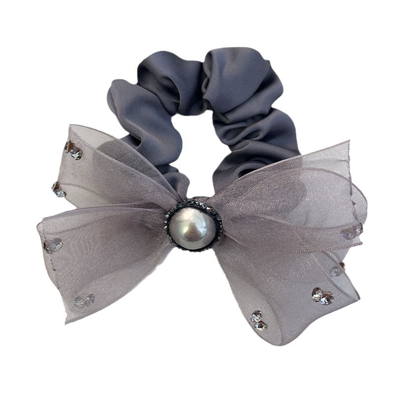 Coletero de lujo con lazo perlas y estrás para mujer_voghion.com