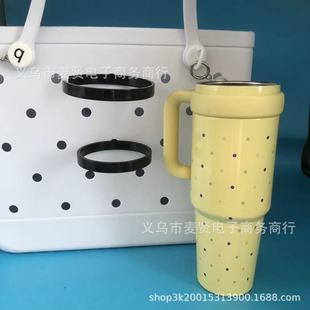 Amazon new hanging cup bogg accessories for eva beach hole bag pop can cup holder storage cup set