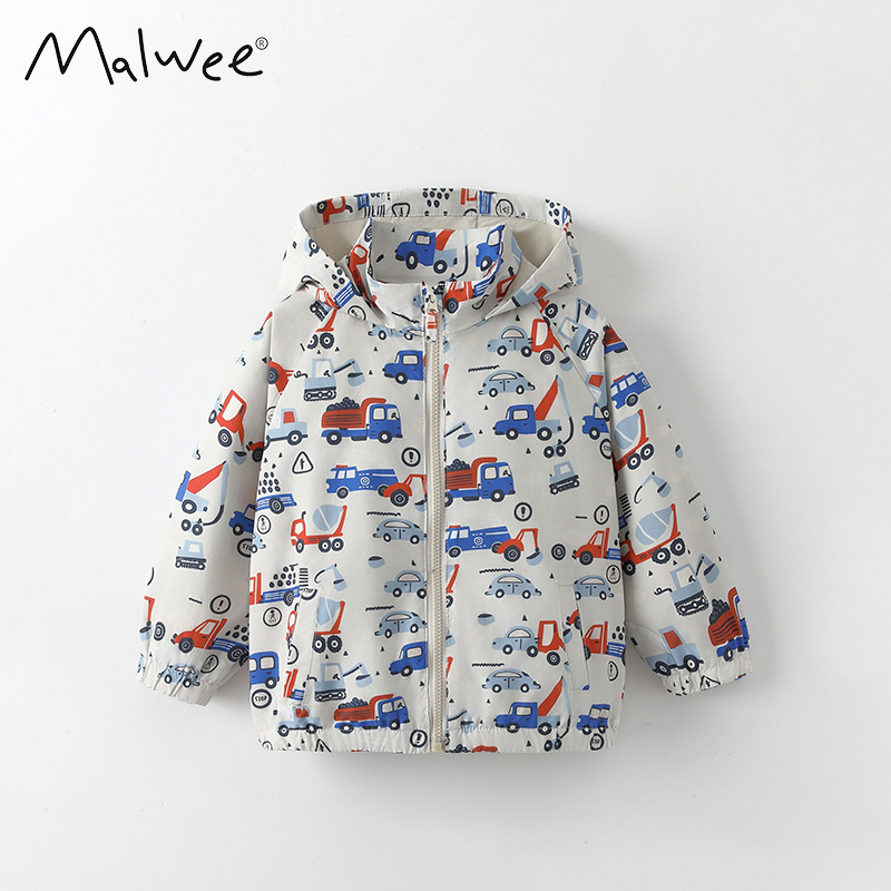 Malwee transfronterizo chaqueta de niño otoño y invierno nuevo estilo europeo y americano cardigan con capuz niño guapo invierno chaqueta de invierno