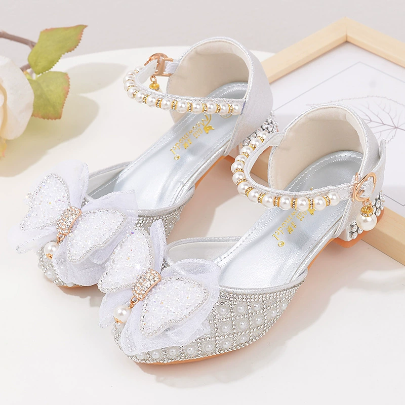 Новая детская обувь принцессы иностранные сандалии для девочек