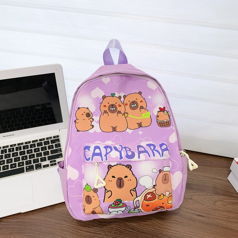 Mochila de niña linda de dibujos animados