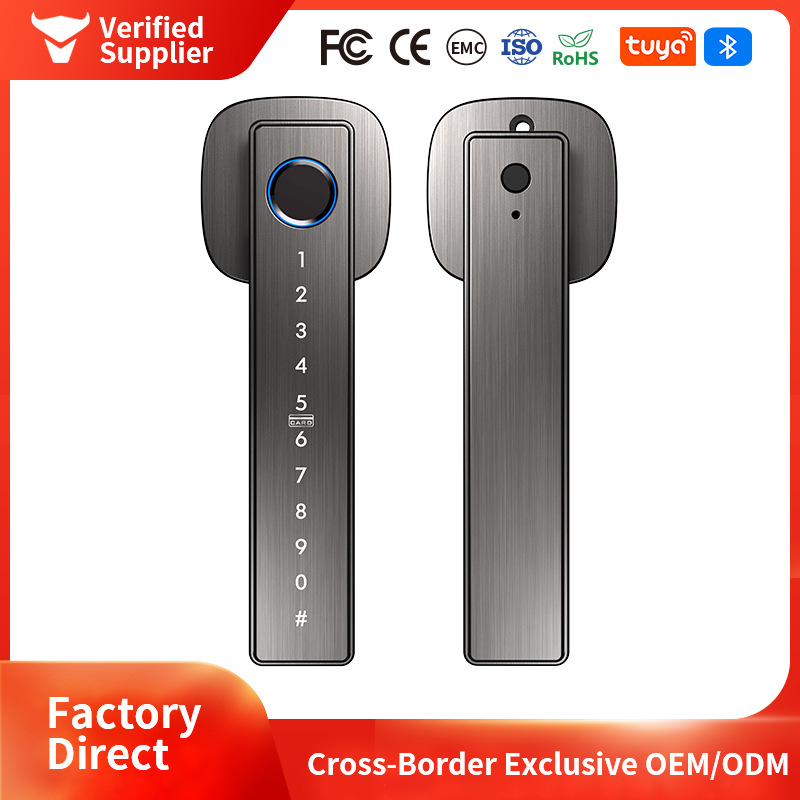 Rangli Factory home smart door lock indoor door lock office password fingerprint lock bedroom door lock integrated lock