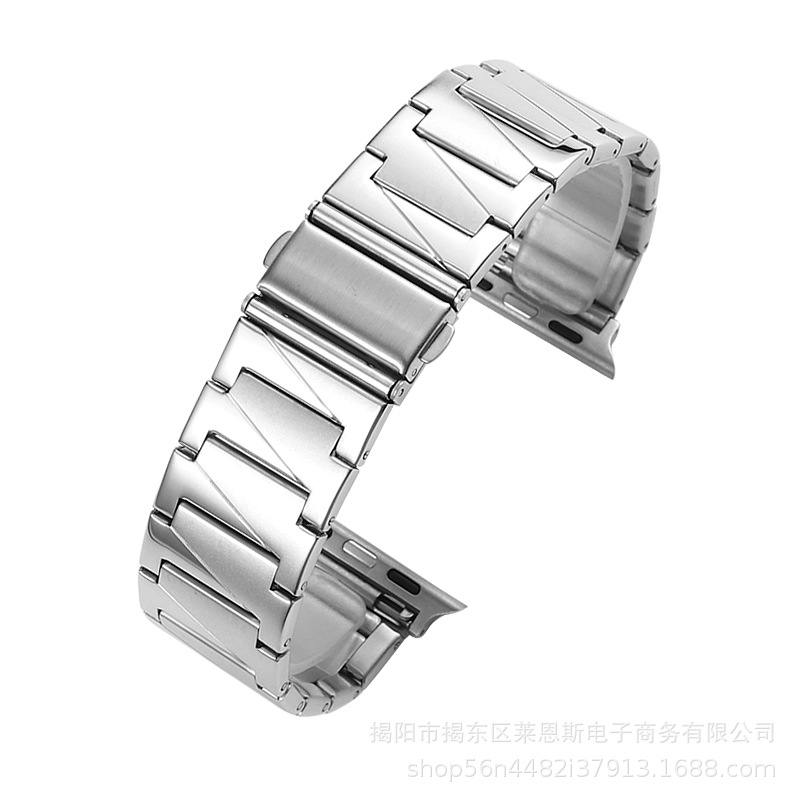 Adecuado para Apple ultra49mm reloj Appl ewatch escalera metal acero inoxidable Huawei Samsung correa de reloj