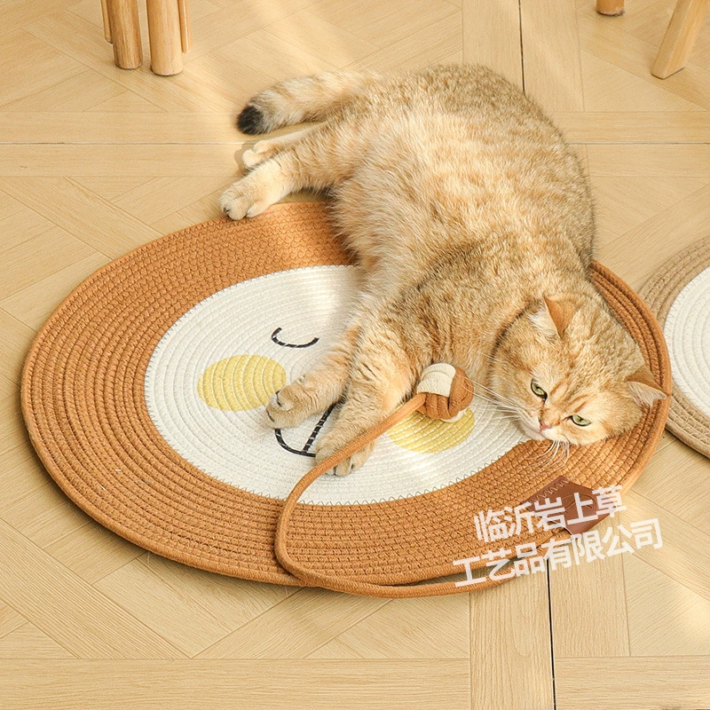 Новый летний мультфильм львиная кошка царапает коврики для кошек