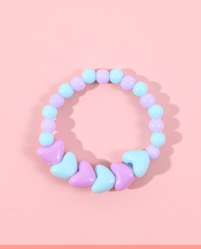 Girl'S Gender Cute Flower Arylic Girl'S Bracelets Necklace