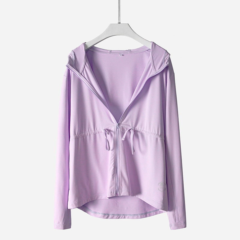 Ropa de protección solar para mujer Youran Banana Bottom Mismo estilo cintura apretada UPF50 + ropa de piel elástica transpirable con cordones dedo hebilla ropa al por mayor