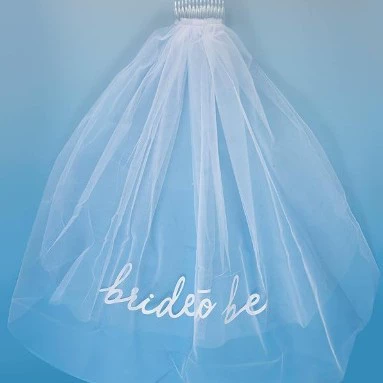 Европейско-американская одиночная вечеринка кружев BRIDE-to-be для вечеринки, гребни большого размера