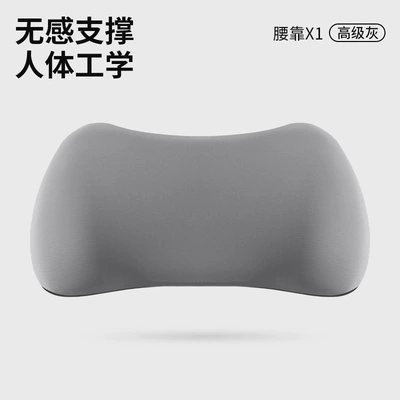 Support, Small Headrest, Memory Foam, Waist support - high-grade-gray-single-lumbar-support