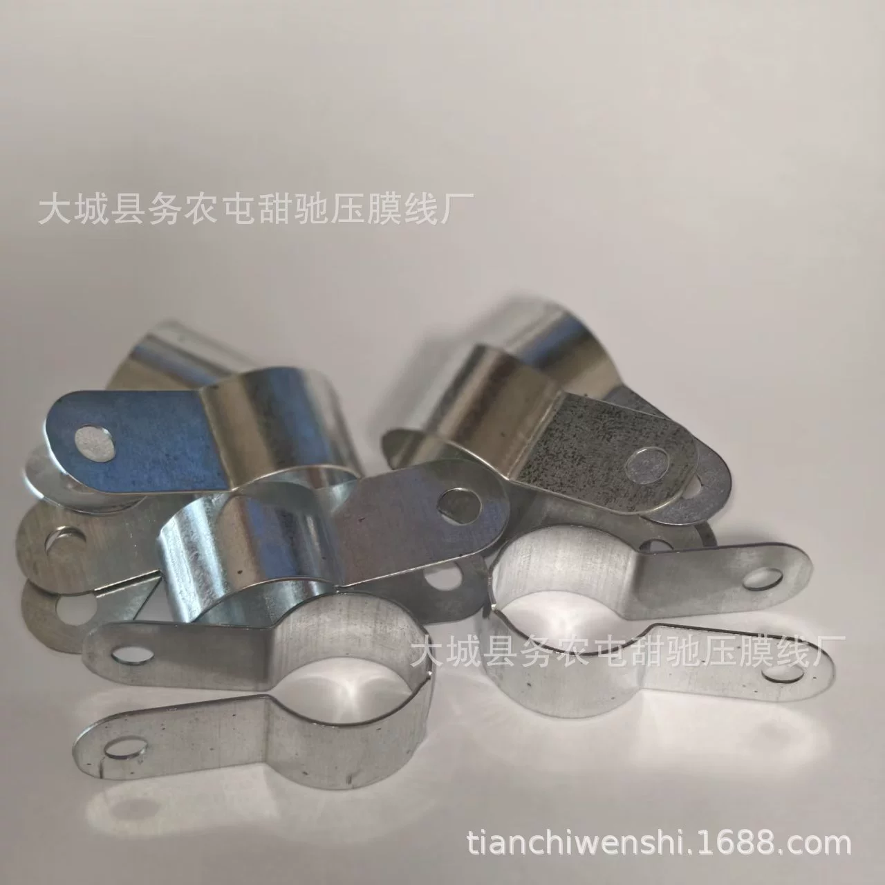 Зажим для теплицы 32 мм, круглый, оцинкованный, для овощных теплиц, аксессуары для теплиц